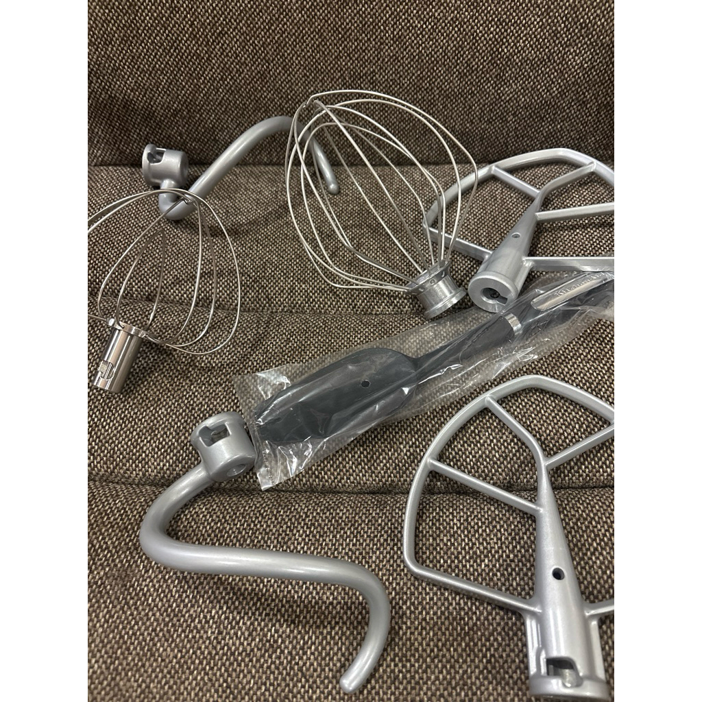 แยกจำหน่าย อุปกรณ์ kitchen aid หัวตระกร้อ หัวพาย หัวตะขอ ปั่นแป้ง สำหรับ kitchenaid โถแป้ง สินค้าพร้อมส่ง ของแท้