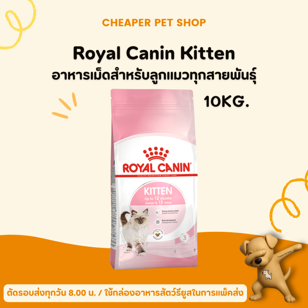 [Cheaper] Royal Canin Kitten 10kg อาหารแมว โรยัลคานิน สูตรลูกแมว ขนาด 10 กิโลกรัม