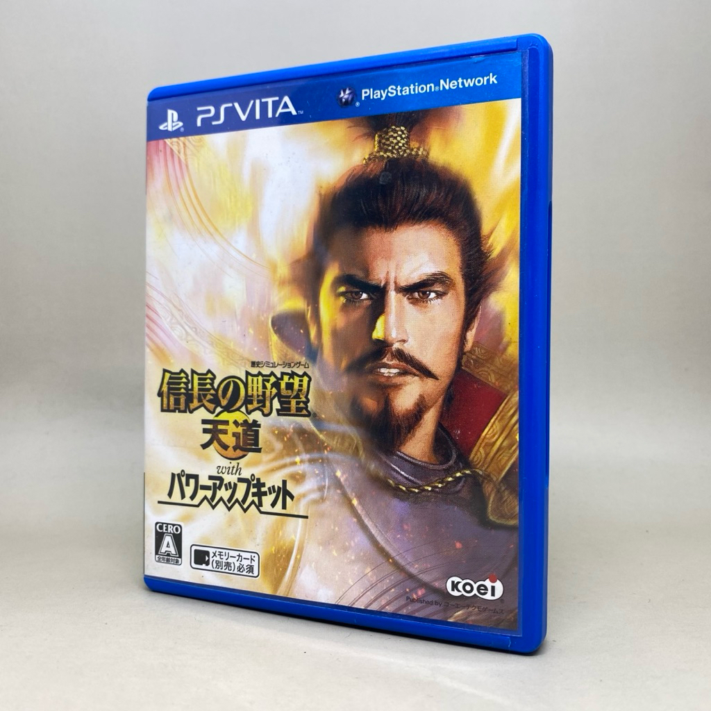 Nobunaga no Yabou Tendou with Power Up Kit PS Vita | Zone 2 Japan | Japanese | สินค้าแท้ มือสอง ใช้ง