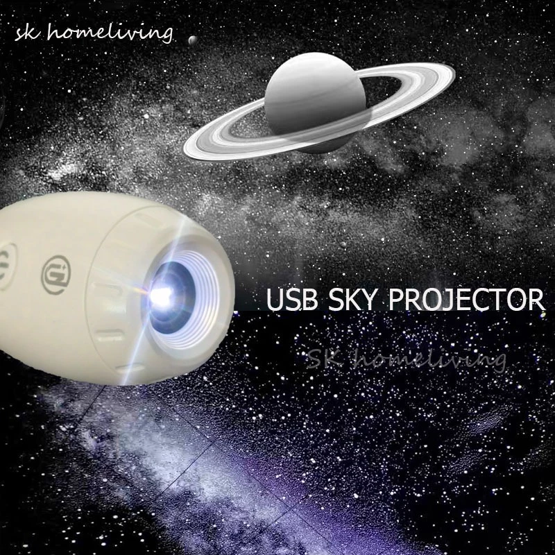 โปรเจคเตอร์ดาว USB ฉายดาวเต็มห้อง เอฟเฟกต์กาแล็กซี่ สร้างบรรยากาศโรแมนติกในห้องนอน