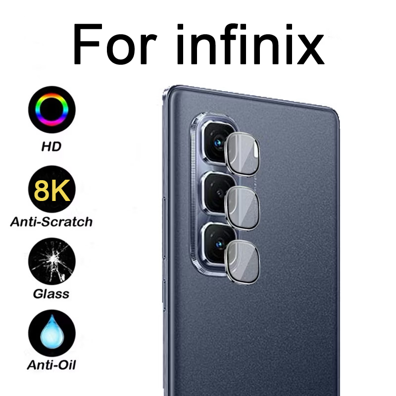 ฟิล์มเล่นกล่อง ป้องกันเลนส์กล้อง 8K HDR ใช้ได้กับ infinix Hot 50 Pro+ Smart 8 Smart 9 40i