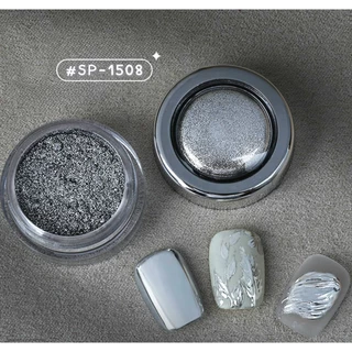 รวมหลายตัวเลือก SULLMAR ผงขัดเล็บกระจก แบบกระปุก 0.5g. ผงโครม Nail Mirror Powder