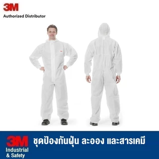3M 4500 / 4510 / 4520 / 4540 / SIZE M L XL ชุดป้องกันฝุ่น ละออง และสารเคมี Coverall