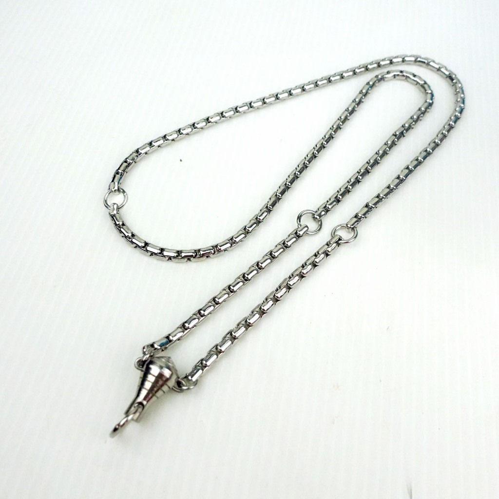 C06 ลายผ่าหวายข้อยาว BOX AR ตะขอหัวขุน 4 มม. ยาว 26-31 นิ้ว สร้อยคอ ห้อยพระ สร้อยคอสแตนเลส สร้อยสวยๆ