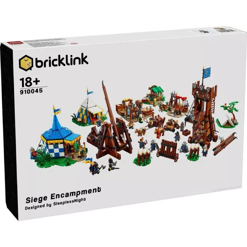 LEGO Bricklink Exclusive Series 4 Siege Encampment 910045 Castle Knight