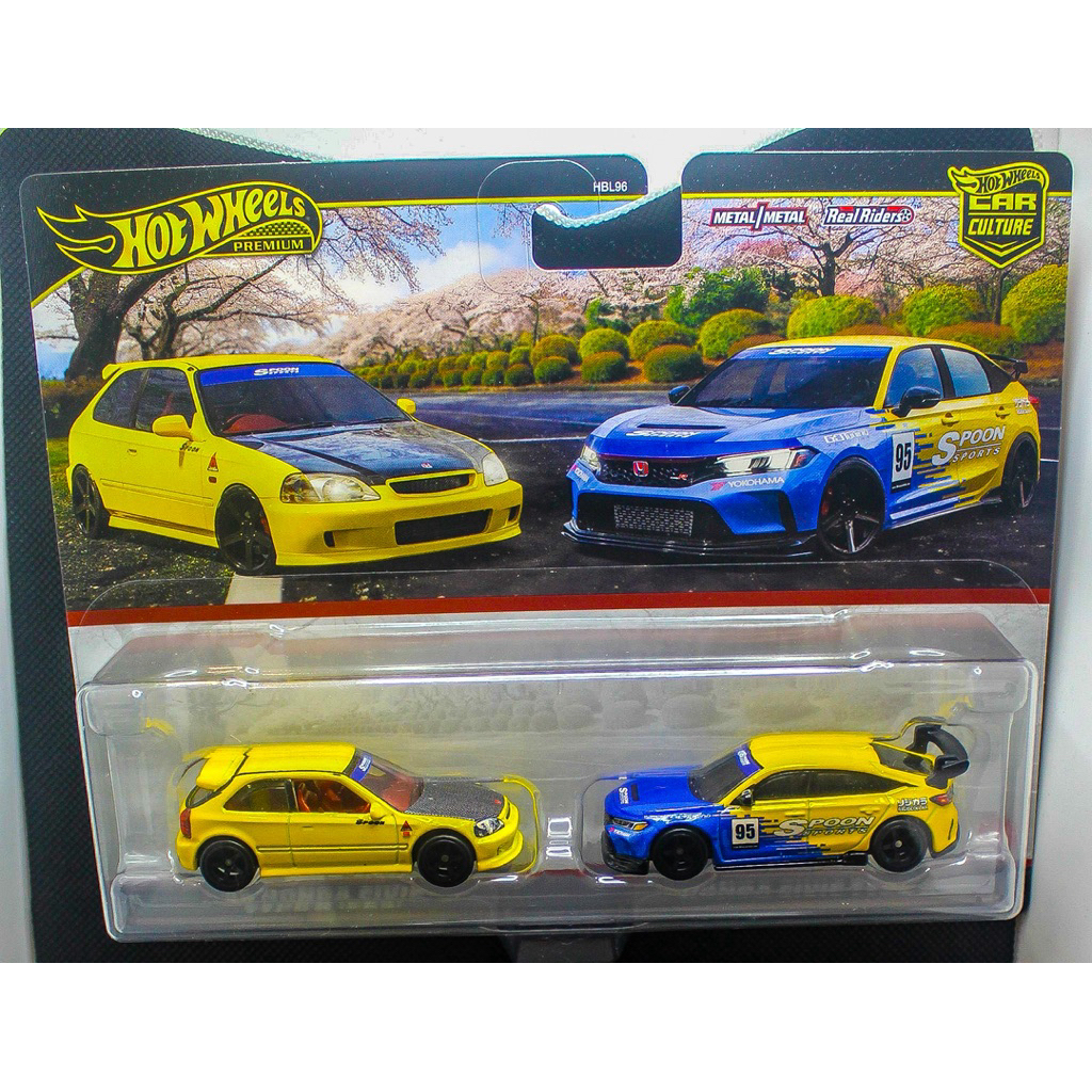 Hot Wheels '99 Honda Civic Type R (EK9) และ Honda Civic Type R Spoon