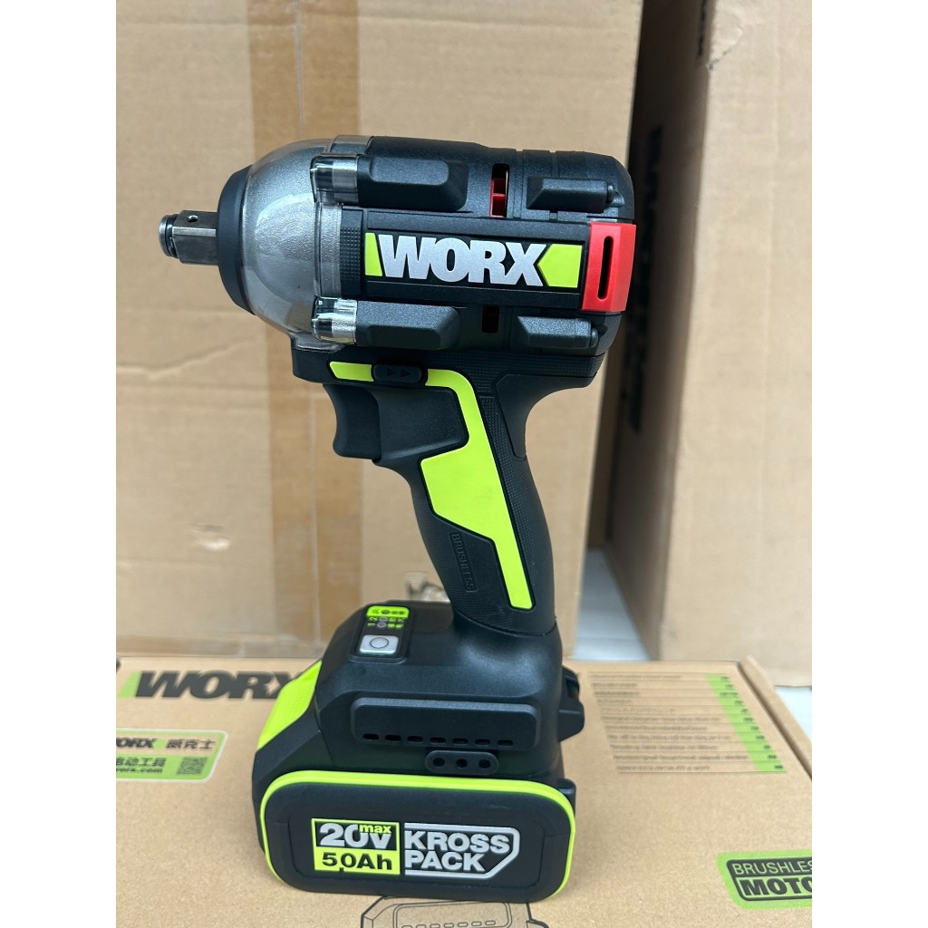 🔧Worx WU289 บล็อกไฟฟ้าไร้แปรง 500N.m | แรงสูง | รองรับแบต 4.0/5.0/6.0Ah