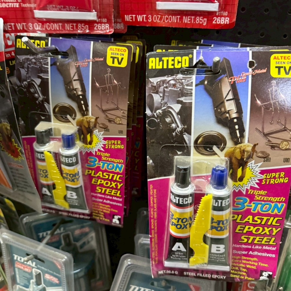 กาวติดเหล็ก หลอดคู่ แห้งช้า ตราช้าง 3T EPOXY กาว อีพ็อกซี่ ใช้งาน กาวติดไม้ ปูน หิน แก้ว กันน้ำ วิธี