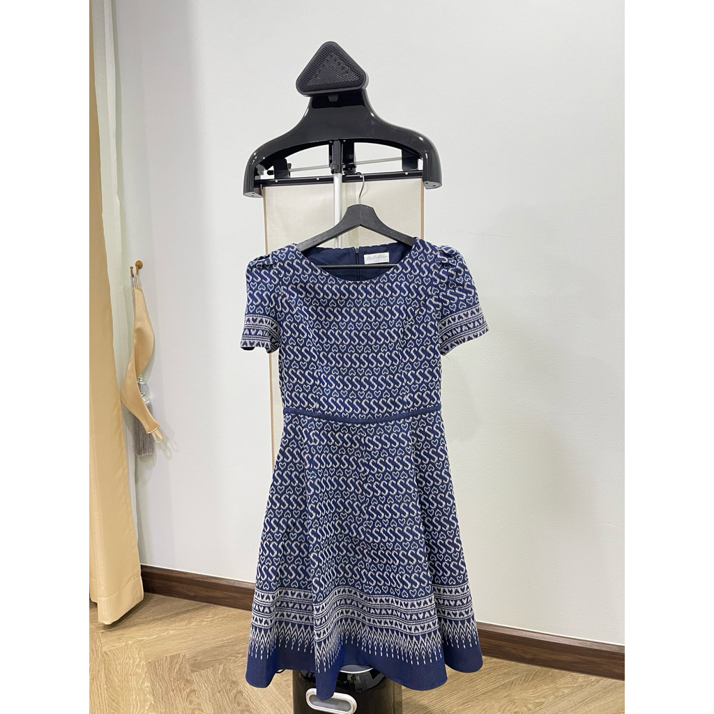 เดรสผ้าไทย แบรนด์ La Sisters มือ2