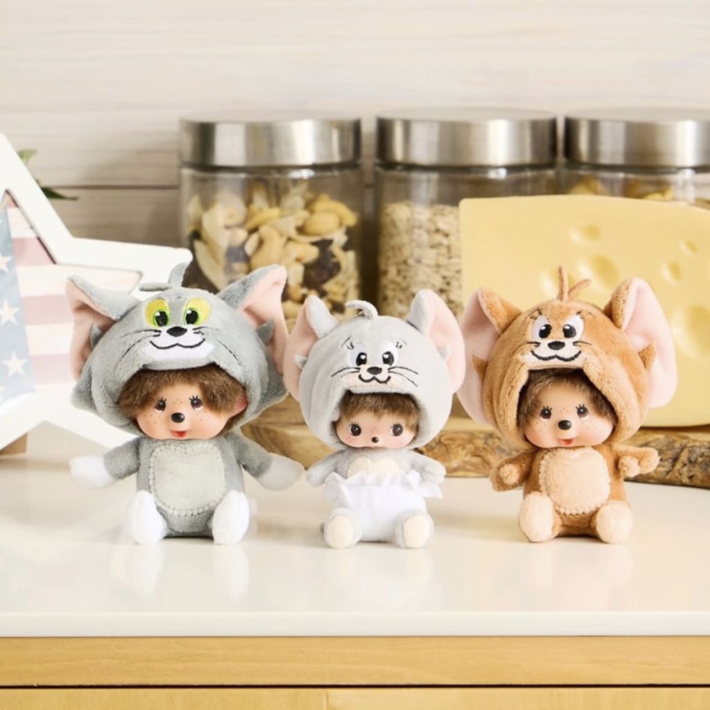 พวงกุญแจ Monchhichi Tom and Jerry |Restock07/68