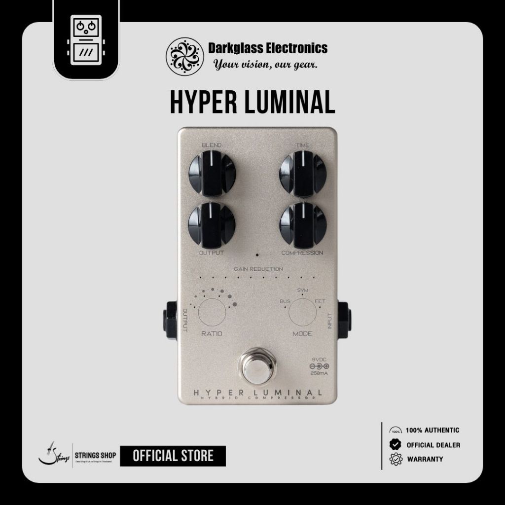 เอฟเฟคเบส Darkglass Hyper Luminal Hybrid Compressor Pedal
