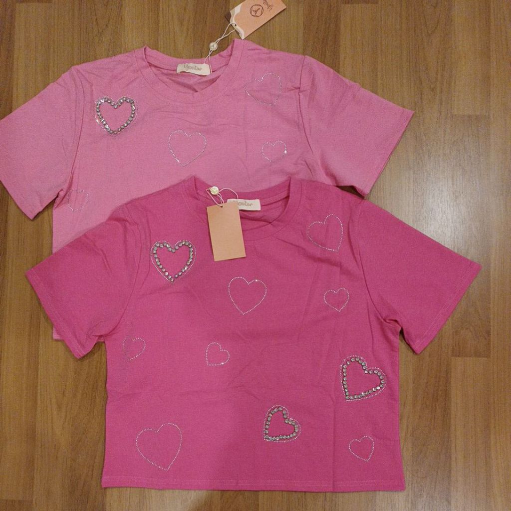 เสื้อครอปผ้าไฮเอน งานป้าย yosita ฟรีไซส์