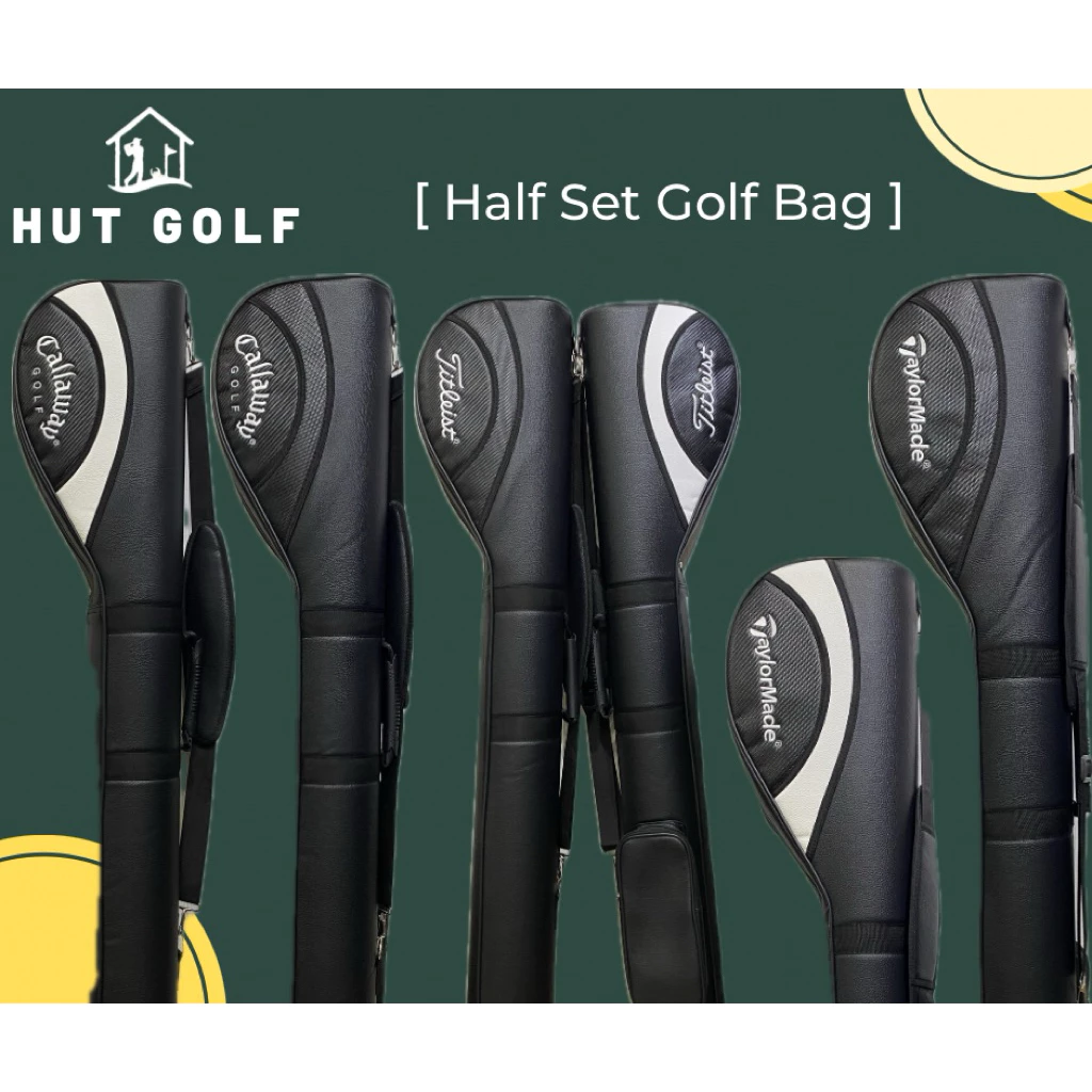 กระเป๋ากอล์ฟเเบบพกพา [Half Set Golf Bag] สำหรับใส่ไม้กอล์ฟไปซ้อมที่สนามไดร์ฟ 5-7 ชิ้น ⛳️