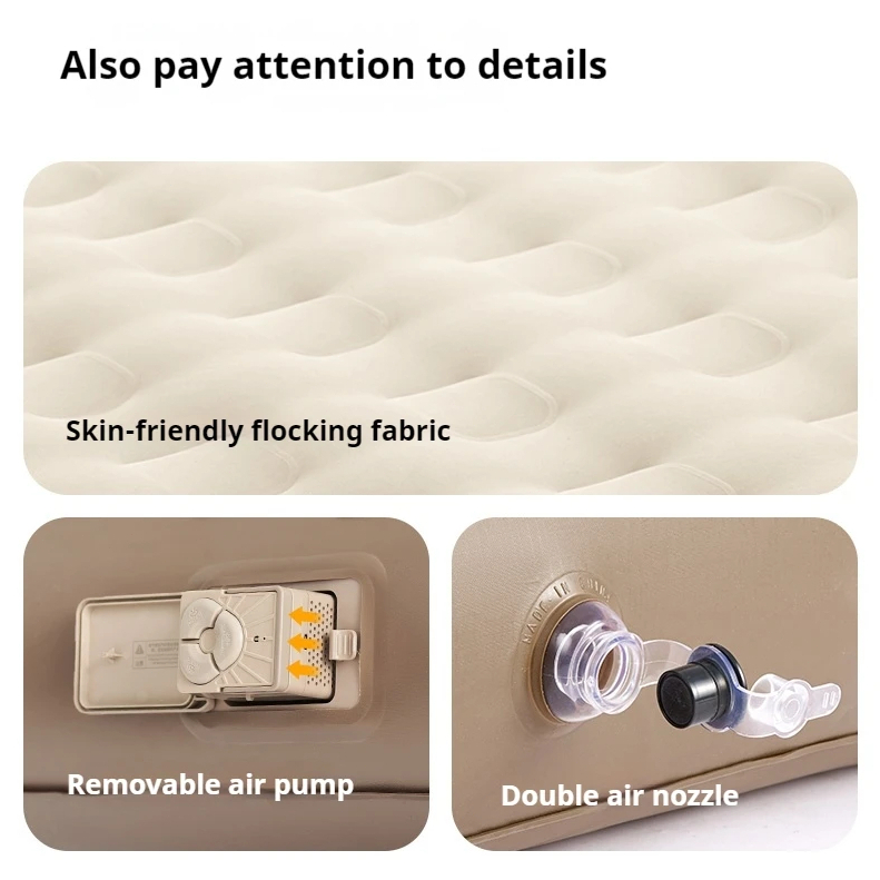 Naturehike เบาะลมหนา 25cm พร้อมหมอน แผ่นรองนอนสำหรับตั้งแคมป์ - รูปที่ 5