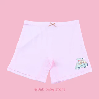 กางเกงซับในเด็กสีชมพู(รุ่นสลิม) กางเกงใน กันโป๊ ลายซานรีโอ้ sanrio ใส่สบาย ไม่เข้าวิน ขาไม่บาน 2-12ปี #กปชม