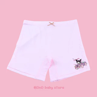 กางเกงซับในเด็กสีชมพู(รุ่นสลิม) กางเกงใน กันโป๊ ลายซานรีโอ้ sanrio ใส่สบาย ไม่เข้าวิน ขาไม่บาน 2-12ปี #กปชม