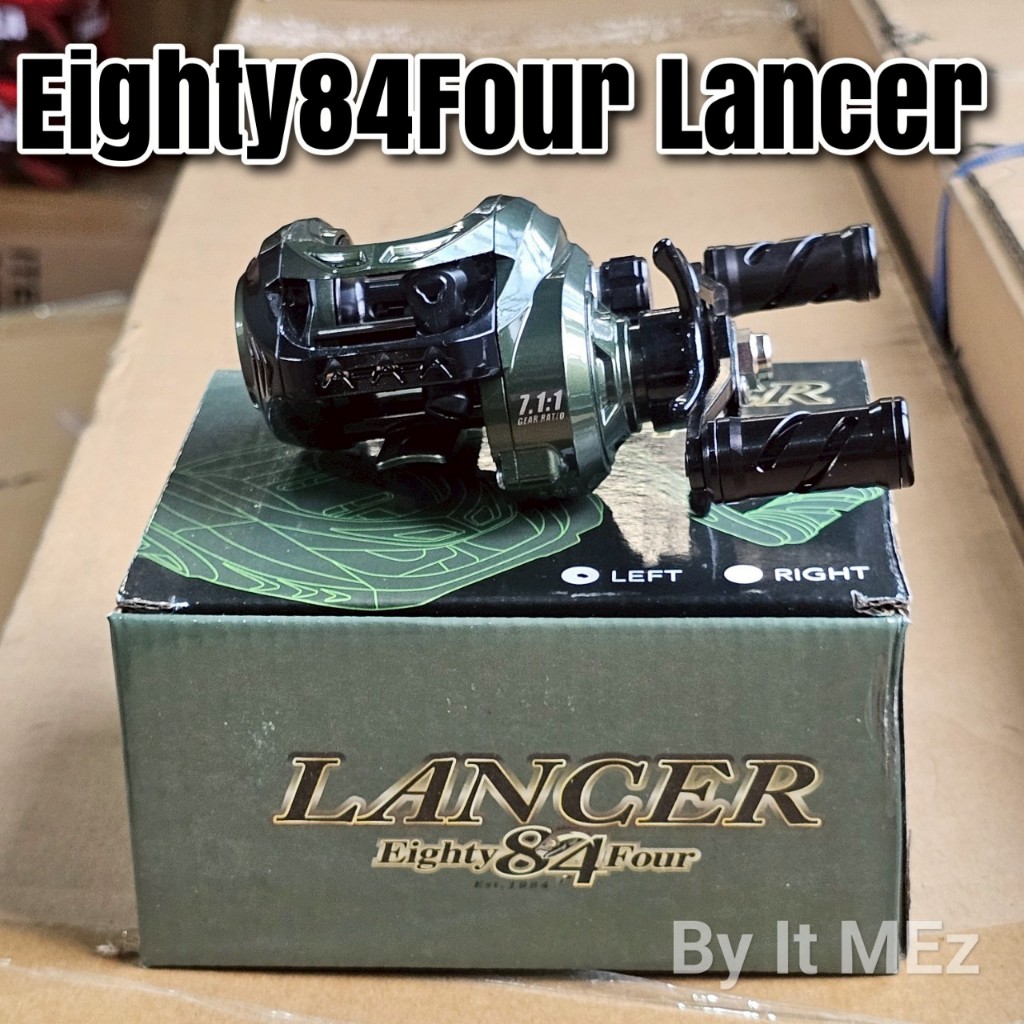 ของแท้ ราคาถูก ❗❗ รอกหยดน้ำ รอกเบท Eighty84Four Lancer 5+1BB Body Graphite เกรดพิเศษ พร้อมคลิ๊กเสียง