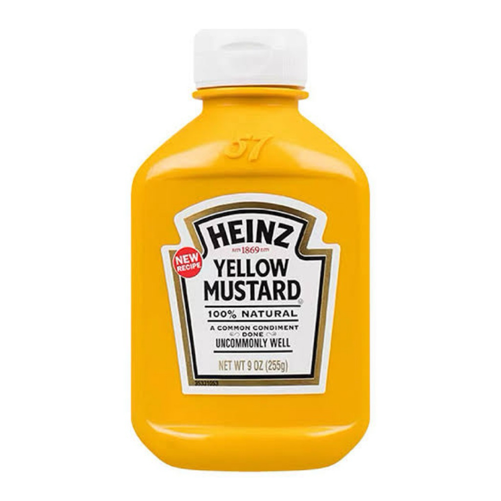 Heinz yellow mustard ไฮนซ์ เยลโล่ มัสตาร์ด 255 กรัม