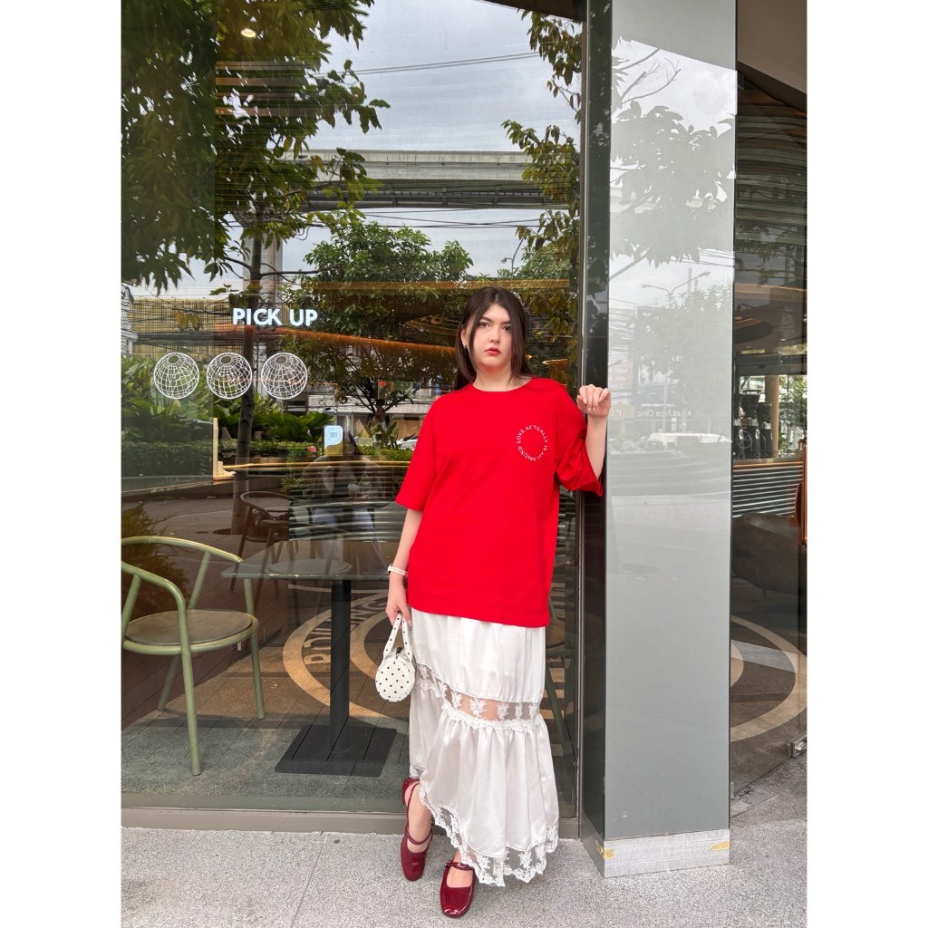 CurveG All Around Love T-Shirt เสื้อโอเวอร์ไซส์ออล อราวด์ เลิฟ - รูปที่ 7