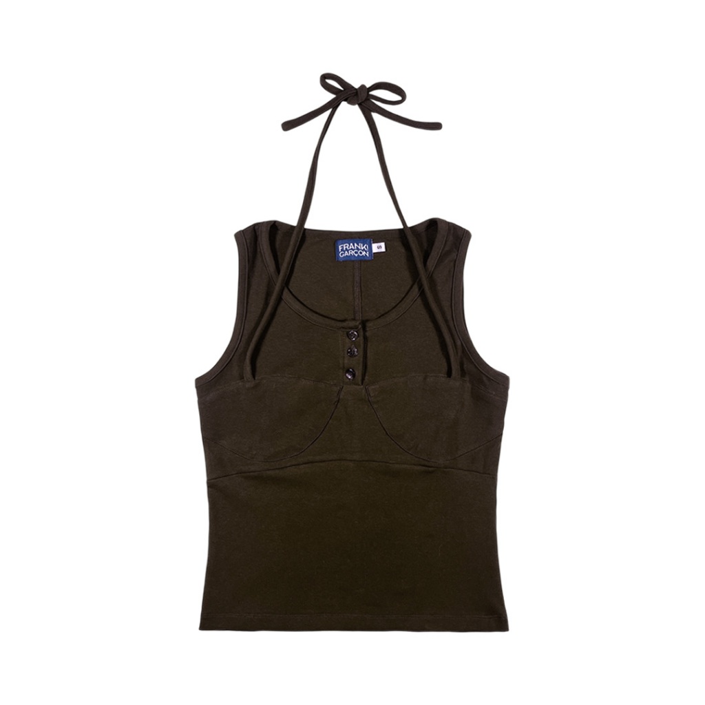 FRANK. Toby Brown Tank Top