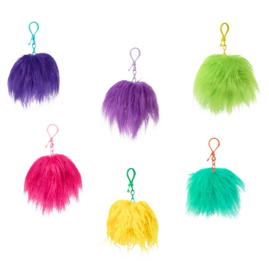 กล่องสุ่มพวงกุญแจโทรลล์ ปอมปอม 🪻Trolls Band Together POM POM SERIES 1
