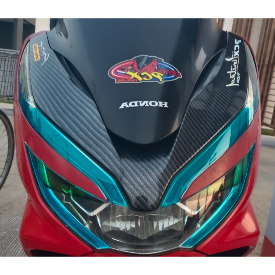 PCX150 2018-2020 ฟิล์มไฟหรี่เต็มดวง ป้องกันและลบรอยขีดข่วน สีสันสดกว่า เข้ารูปเเต็มไฟหรี่ติดตั้งง่าย
