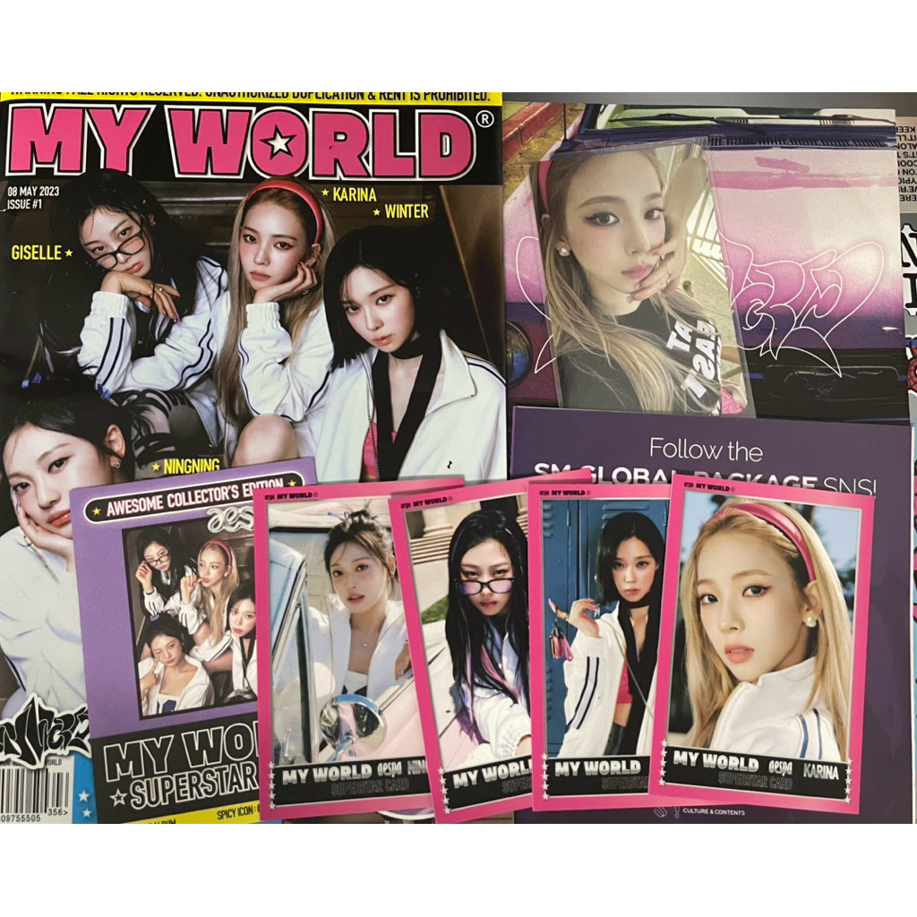 อัลบั้ม aespa my world zine