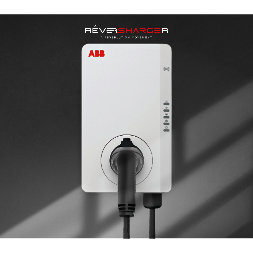 (พร้อมส่ง) เครื่องชาร์จรถยนต์ไฟฟ้า EV Charger ABB Terra AC Wallbox 7.4-22 Kw
