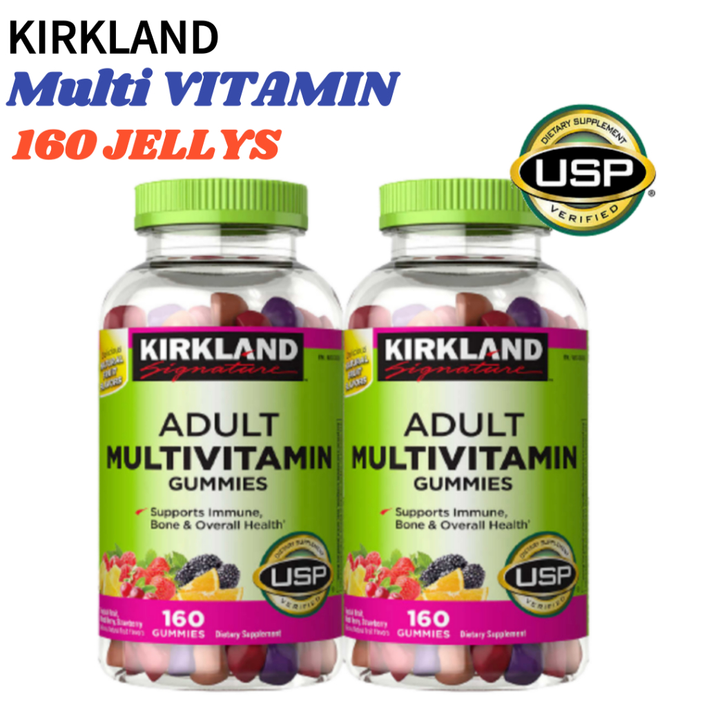 [Exp.11/2026] KIRKLAND SIGNATURE Multi Vitamin Jelly(160 Jelly/1Bottle)