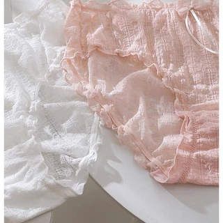 🔥👙 PG ลูกไม้ซีทรู กางเกงในสาวอวบ ไซส์ใหญ่ ใส่สบาย รอบเอว 34 - 60++ 👙🔥