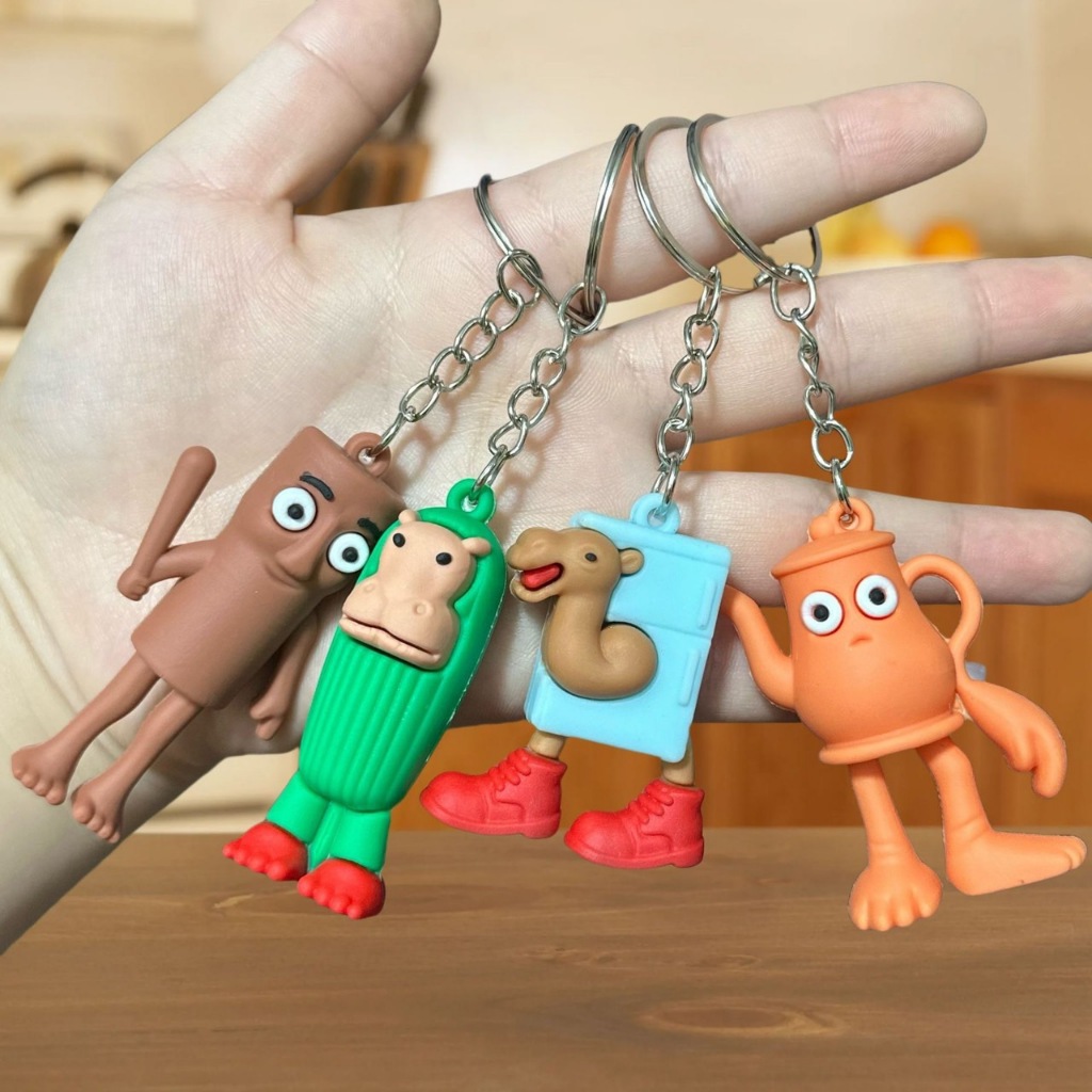 ของเล่นพวงกุญแจ Tung Tung Sahur Action Figure ทุงทุง Trralero Tralala ตุงตุง ของขวัญกวนๆ ของสะสม ของเล่นสำหรับเด็ก