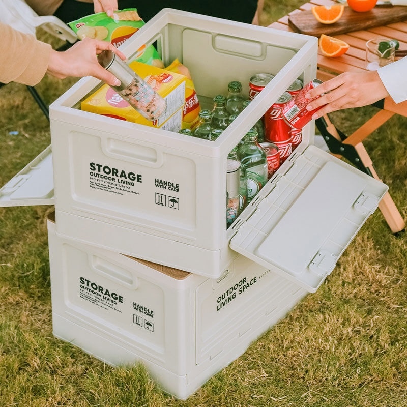 【ราคาต่ำสุด】Ubear กล่องเก็บของ พับเก็บได้ ป้องกันฝุ่นละออง กล่องพลาสติกอเนกประสงค์ กล่องพลาสติกมีล้อ