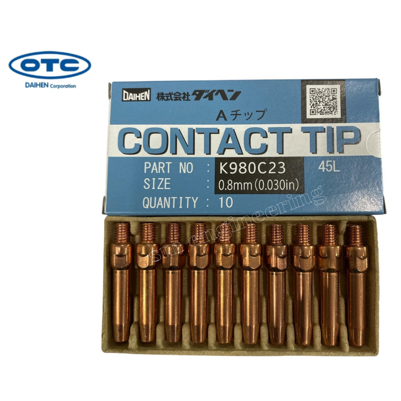 CONTACT TIP 0.8,0.9,1.2,1.4,1.6 OTC DAIHEN คอนแทคทิป 0.8,0.9,1.2,1.4,1.6