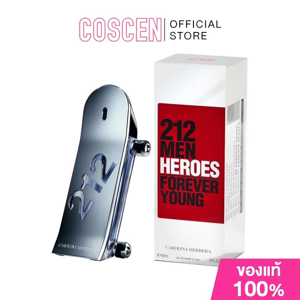 Carolina Herrera 212 Men Heroes EDT 90 ml กล่องซีล