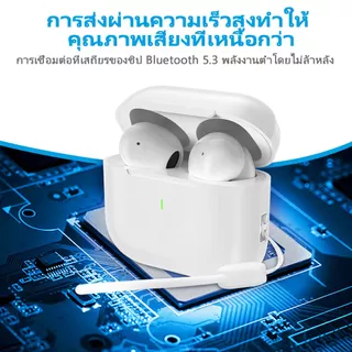 BEGD (รับประกัน 1 ปี+ของแถม) หูฟังไร้สาย A6 Pro หูฟัง Bluetooth หูฟังบลูทูธ 5.3 พร้อมไมโครโฟนในตัว เสียงดี ลดเสียงรบกวน