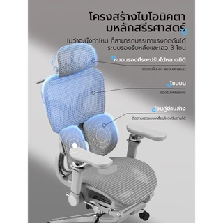 [HOT] Xpanse T9 เก้าอี้สุขภาพ สปริงคู่รองรับเอว ที่วางแขนปรับได้ 6D เก้าอี้ทำงาน ระบายอากาศดี ไม่ร้อนอึด เอน เก้าอี้เกม