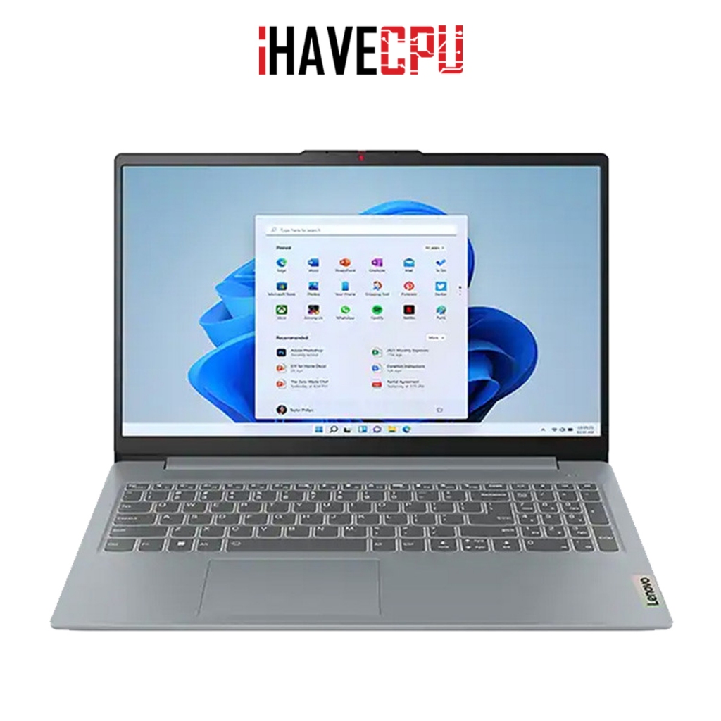 iHAVECPU NOTEBOOK (โน้ตบุ๊ค) LENOVO IDEAPAD SLIM 3 15ABR8 82XM00R1TA (ARCTIC GREY)