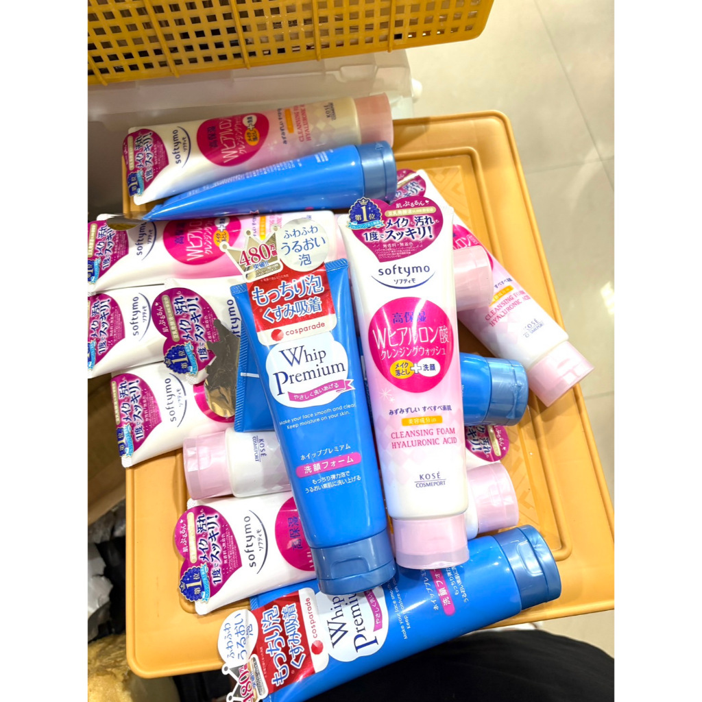 โฟมล้างหน้า ซอฟตี้โม คลีนซิ่ง KOSE Softymo Super Cleansing 190g    WHIP PREMIUM 2in1 แท้ญี่ปุ่น