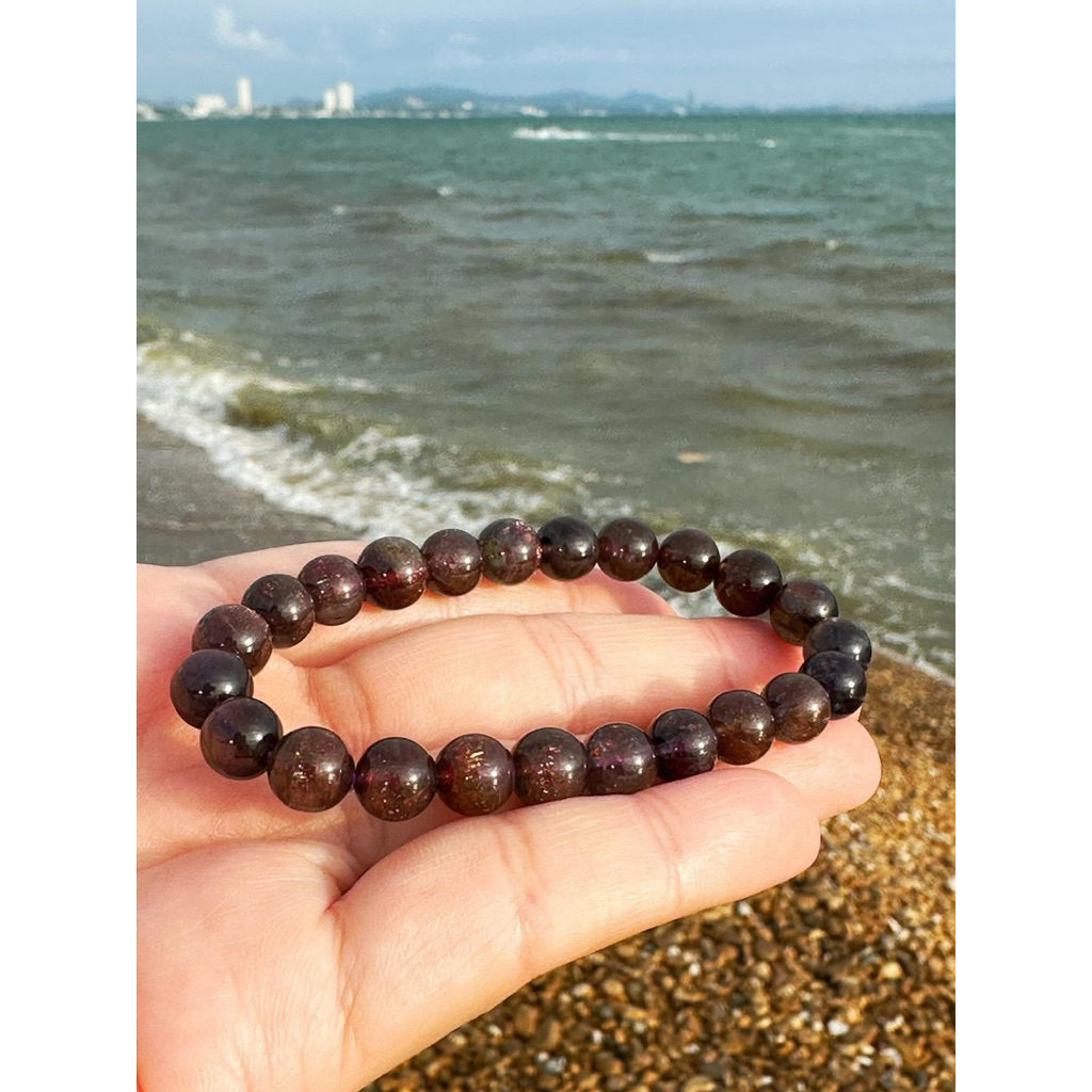 💜 สร้อยหิน Iolite Sunstone เกรดพรีเมียมจากร้านเรา 💜  หิน Iolite Sunstone เป็นการผสมผสานอย่างลงตัว