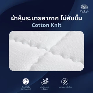 LOTUS รุ่น Angelus ที่นอนลดอาการปวดหลัง สัมผัสแน่นสบาย ส่งฟรี