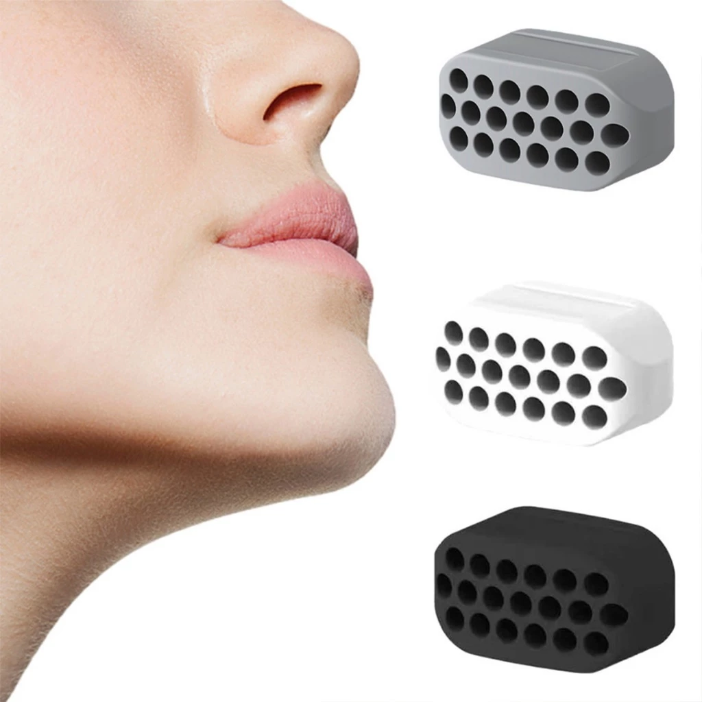 ของมาใหม่！jawline ยางกัดซิลิโคนบริหารกราม 2ชิ้น บริหารกราม ลูกบอลออกกำลังกายกระชับแก้ม thumbnail 4