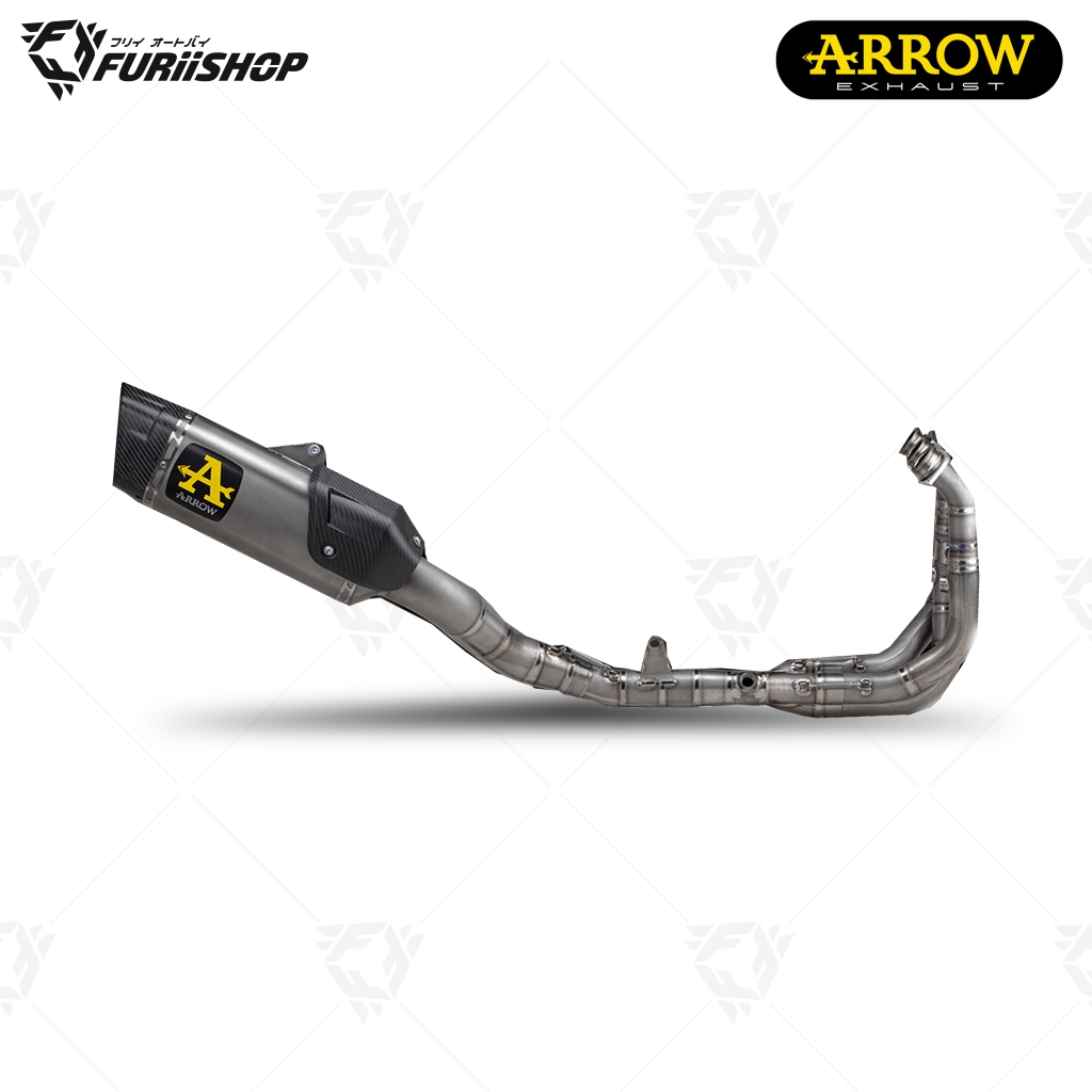 ท่อสูตร/ท่อแต่ง/ท่อไอเสีย Arrow Competition Titanium with Heat : for Yamaha YZF-R9 2025