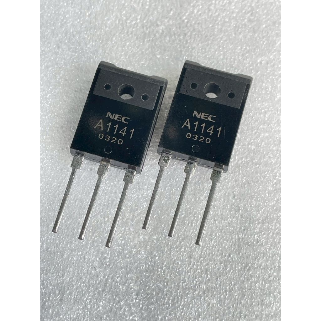 (แพ็ค1ตัว) A1141 2SA1141 แบรนด์ NEC Silicon PNP Power Transistor 10A 115V TO-247 a1141 2sa1141 ทรานซ