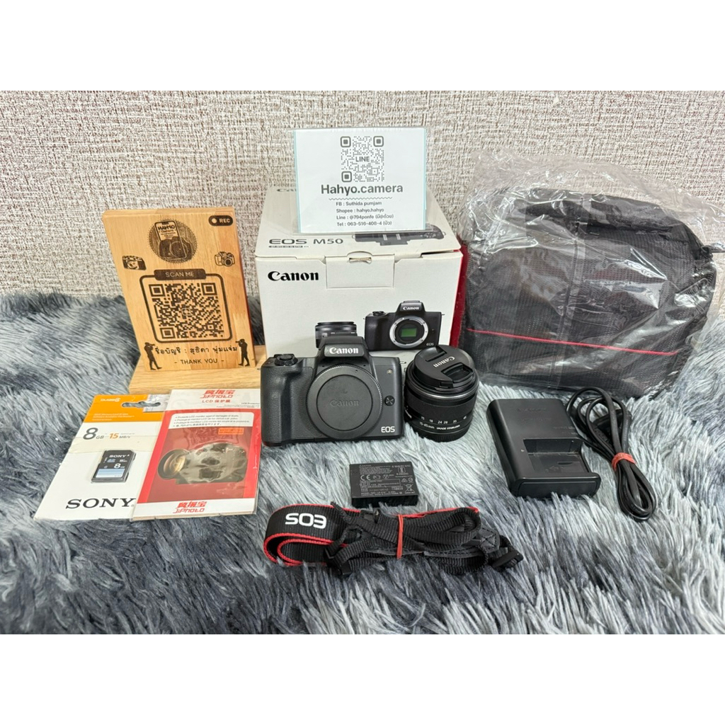 Canon eos m50 มือสองพร้อมส่ง 🇹🇭 มีบริการส่งด่วนใน กทม. 🛵