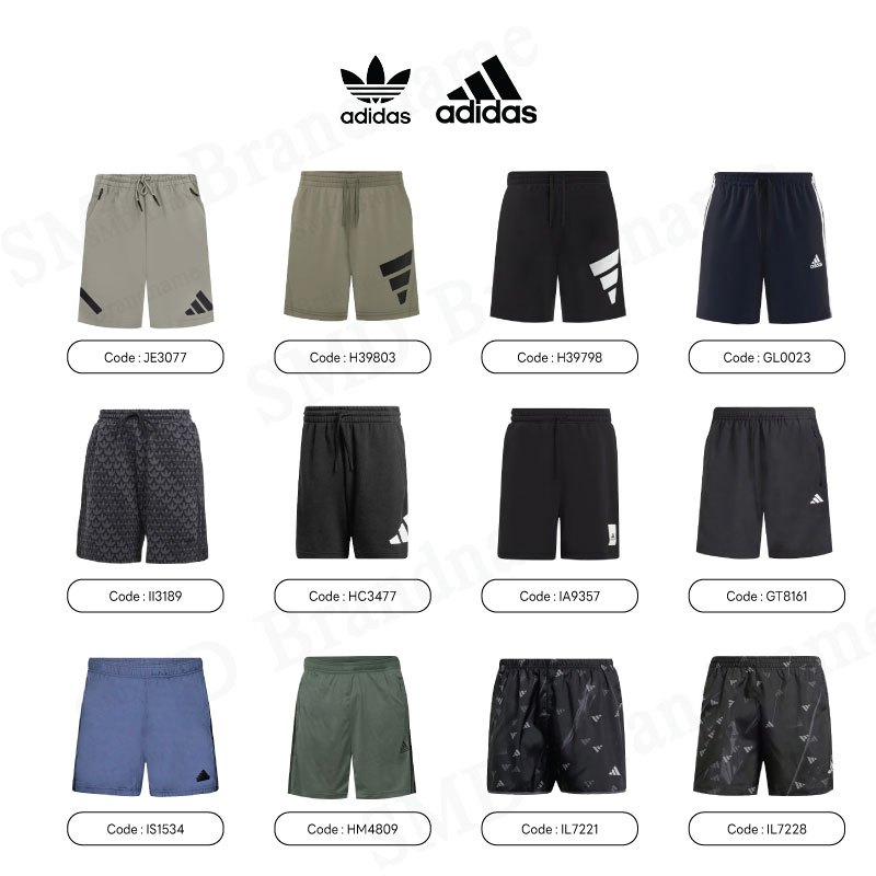 Adidas กางเกงขาสั้น กางเกงลำลอง สินค้าจากชอป สินค้าลิขสิทธิ์แท้100%