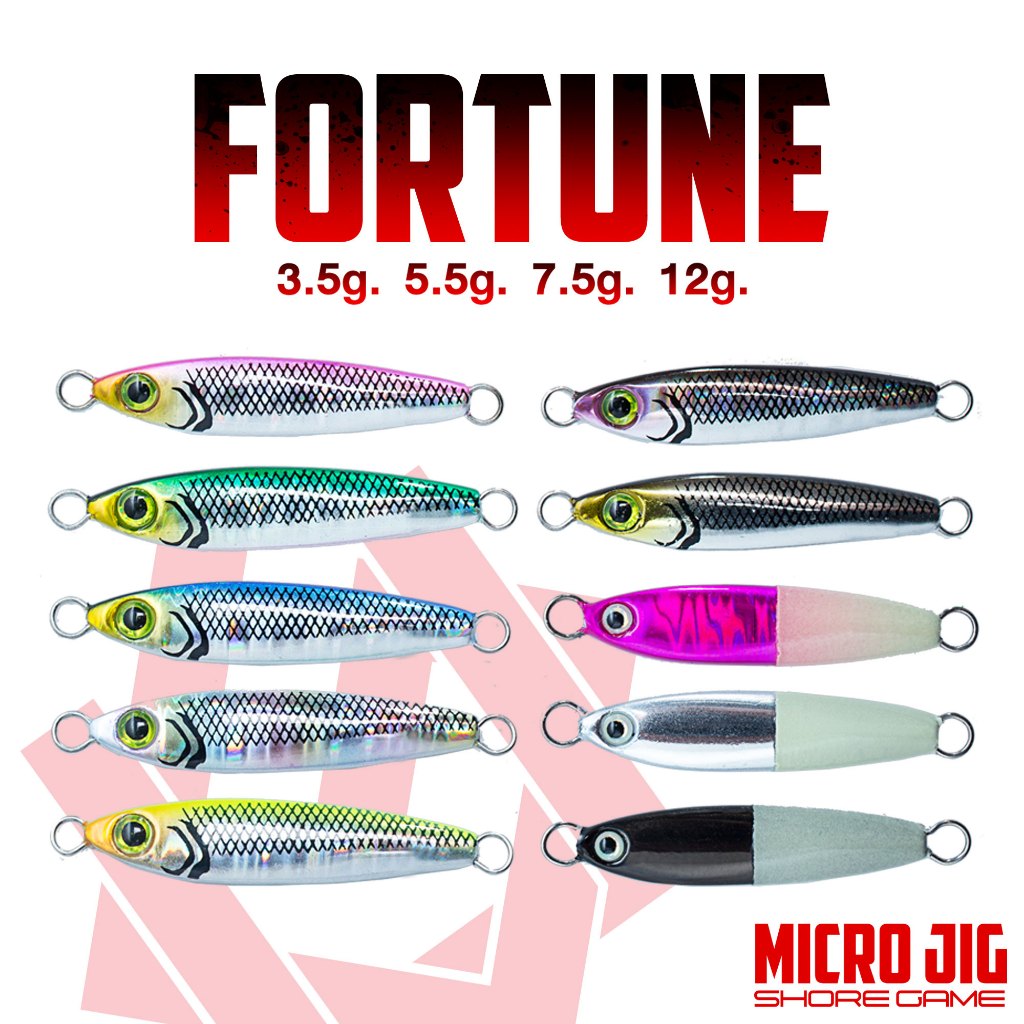 เหยื่อจิ๊ก รุ่น Fortune By LF Underground มีSize 3.5g/5.5g/7.5g/12g. ** ทักถามสีก่อนสั่งซื้อ**