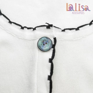 กระดุมมุก2รู สีสันไฮโซ 11.5mm/15mm/20mm resin button Z3134