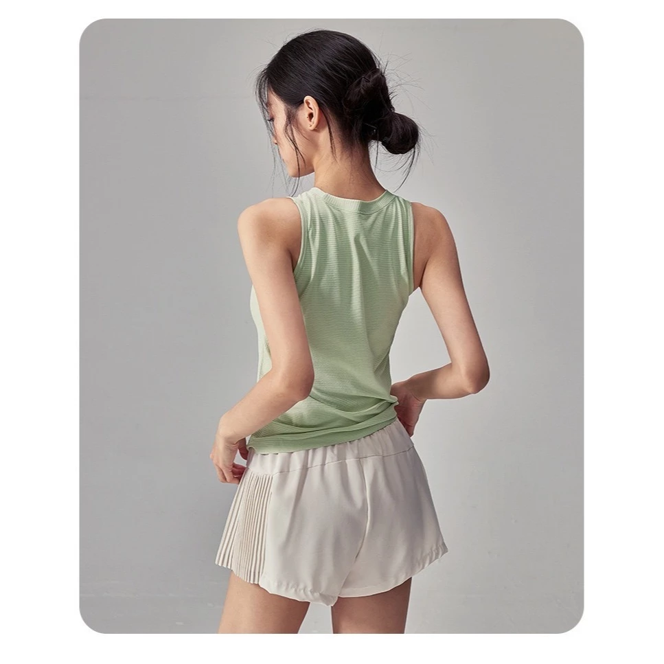 เสื้อกร้ามโยคะ Casual ใส่ได้ทุกกิจกรรม หลายสี ระบายอากาศ thumbnail 9