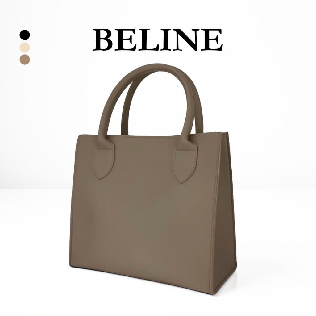 BELINE Kate กระเป๋าถือผู้หญิง กระเป๋าใส่เอกสาร หนัง PU ทรงเรียบหรู ใส่แท็บเล็ตได้ น้ำหนักเบา Made in