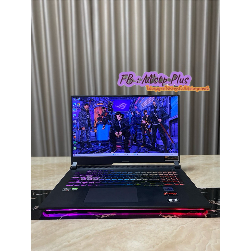 Asus ROG Strix G17 GL743QE-HX088T RTX3050Ti TGP95W / CPU RYZEN9 5900HX 8C-16T / RAM 32GB DDR4/ SSD 5